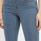 Women's 710 Blue Skinny Fit Mid Rise Jeans - FrontDetails View