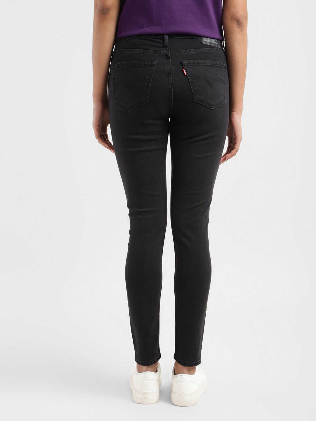Women's 710 Blue Skinny Fit Mid Rise Jeans - 7a37527d-7653-4cbf-b0c9-324caed1432c View