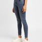 Women's 710 Blue Skinny Fit Mid Rise Jeans - 03d14ac1-9118-43af-99d4-6c16f016eba0 View