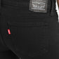 Women's 711 Black Skinny Fit Mid Rise Jeans - 09633786-a371-4d23-9256-e4cfbe50a4c1 View