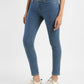 Women's 711 Blue Skinny Fit Mid Rise Jeans - 65e19cf4-4795-4943-aa0e-fe45c0c6c118 View