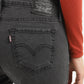 Women's 711 Black Skinny Fit Mid Rise Jeans - e98d2244-b39c-42b6-a727-65c375ec0b79 View