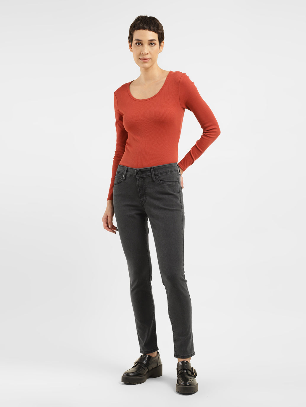 Women's Mid Rise 711 Skinny Jeans - 63a75122-eaee-42be-9e98-b91c51bfc90c View