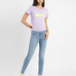 Women's 711 Blue Skinny Fit Mid Rise Jeans - 7e1dd9cd-417c-4a87-8428-a68a32890bbd View