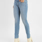 Women's 711 Blue Skinny Fit Mid Rise Jeans - 63bf48d9-cb9b-4682-954a-5d777850db9d View