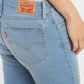Women's 711 Blue Skinny Fit Mid Rise Jeans - 0bb994d2-f7cd-48c7-ada6-1dcd612684c9 View