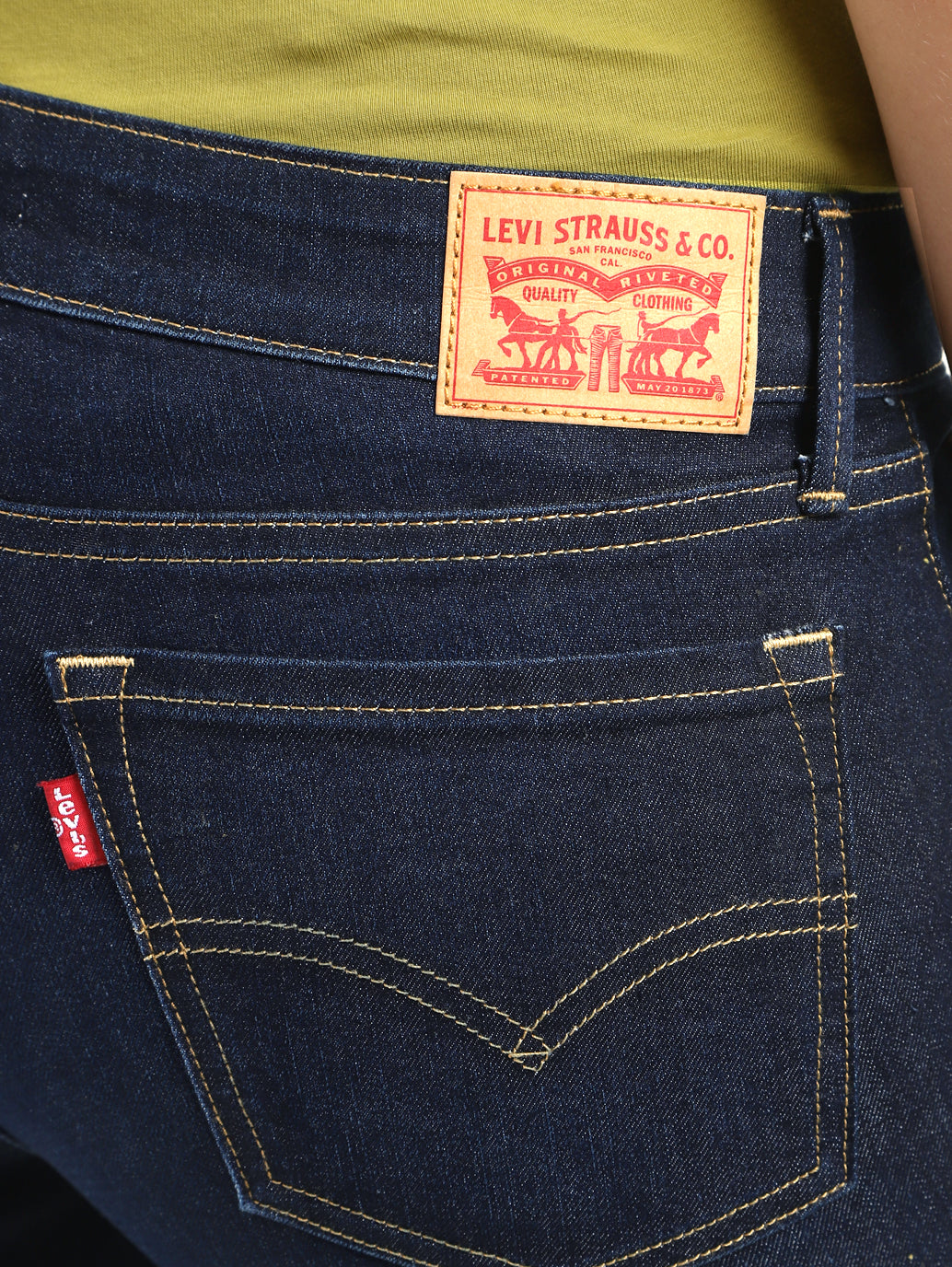 Women's 711 Blue Skinny Fit Mid Rise Jeans - 7f274d4f-3c39-4082-9827-f5c9191cd2ca View