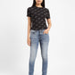 Women's 711 Blue Skinny Fit Mid Rise Jeans - 70159404-ce50-4244-96fb-7976a9705995 View