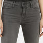 Women's 711 Grey Skinny Fit Mid Rise Jeans - FrontDetails View