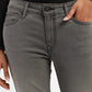 Women's 711 Grey Skinny Fit Mid Rise Jeans - FrontDetails View