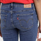 Women's 711 Blue Skinny Fit Mid Rise Jeans - a728601e-923d-4428-8622-cace676506f0 View