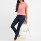 Women's 711 Navy Blue Skinny Fit Mid Rise Jeans - 58b095ed-769d-498b-ada9-64bf85367408 View