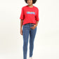 Women's 711 Blue Skinny Fit Mid Rise Jeans - 0b754f2e-3c87-4696-b404-9efa2d9f6b00 View