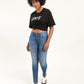 Women's 711 Blue Skinny Fit Mid Rise Jeans - 20shot View