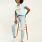 Women's 711 Blue Skinny Fit Mid Rise Jeans - 20shot View