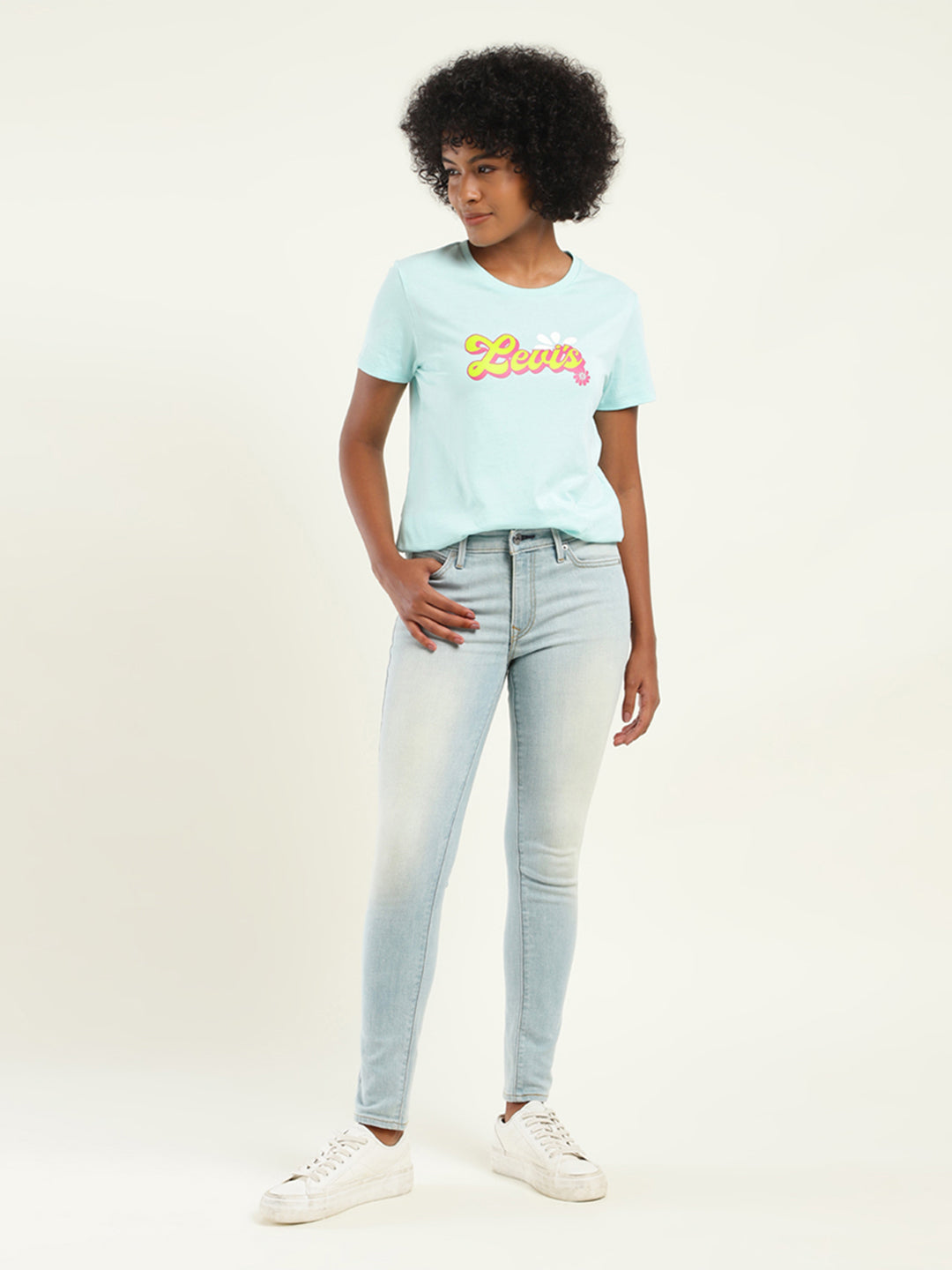 Women's 711 Blue Skinny Fit Mid Rise Jeans - ce4cabb9-a8f7-443a-863b-c578c6e91524 View