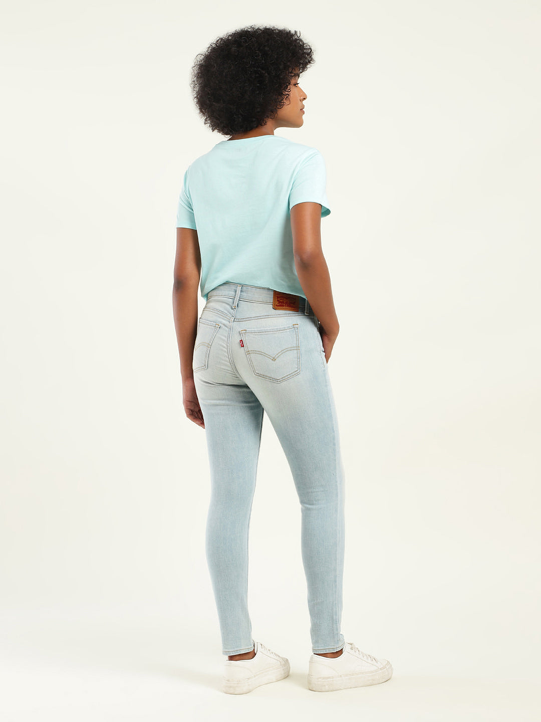 Women's 711 Blue Skinny Fit Mid Rise Jeans - e93d3fe7-8171-4f24-ae4b-6134b6d9deb7 View