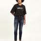 Women's 711 Blue Skinny Fit Mid Rise Jeans - 3c41a0da-282d-466c-89d3-649fc63ce4fc View