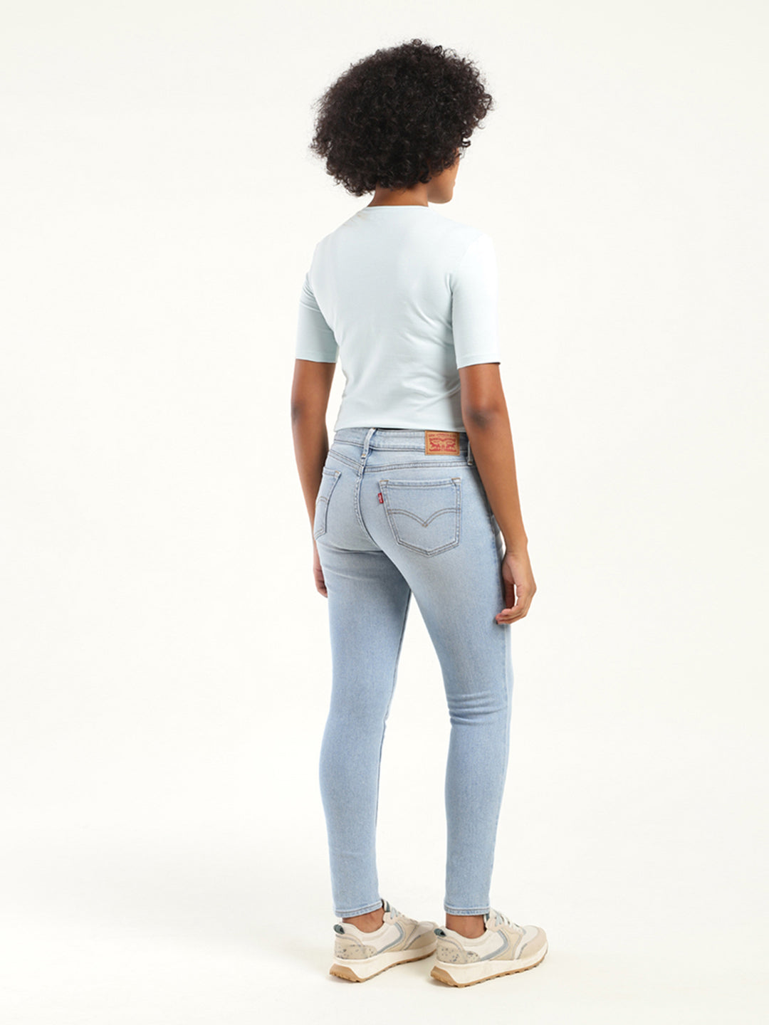 Women's 711 Blue Skinny Fit Mid Rise Jeans - a7f0d89f-6327-4201-8569-5024c214f525 View