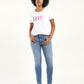 Women's 711 Blue Skinny Fit Mid Rise Jeans - bd87fc5e-aaa6-4007-a126-d9509dc81acb View