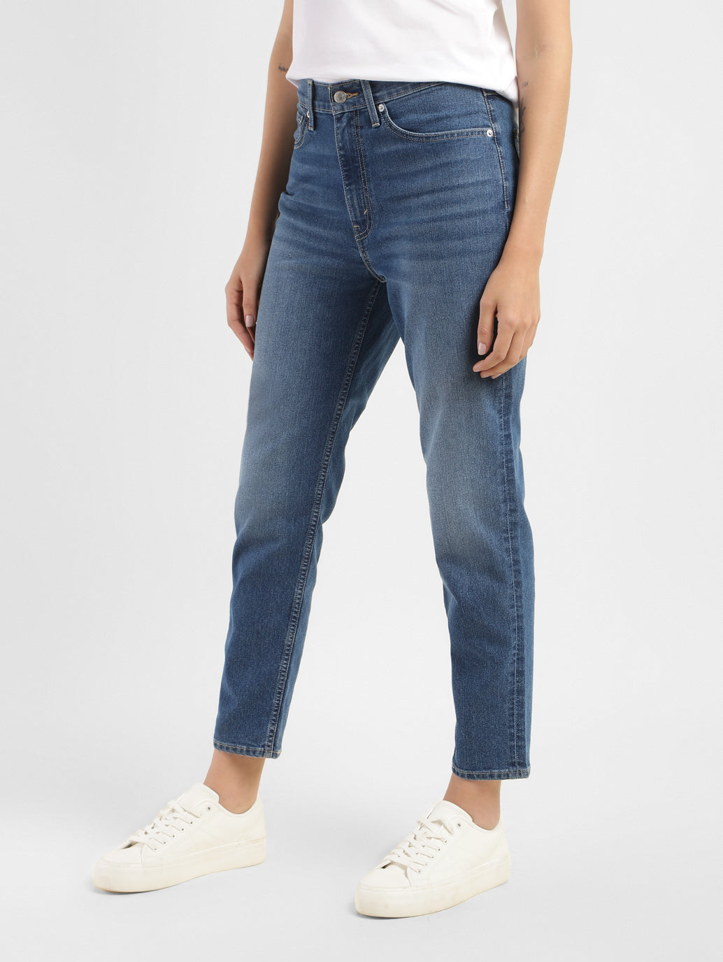 Women's 80s Mom Blue Loose Fit High Rise Jeans - e3875bfa-0e76-44f5-a2f0-58a859ec2d5e View