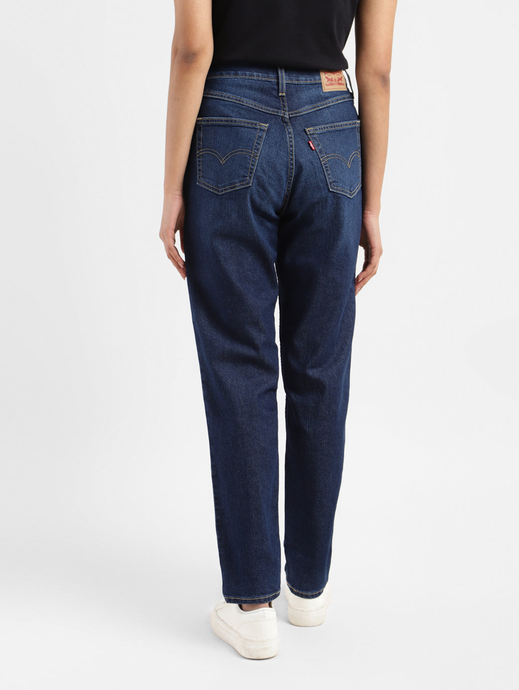 Women's 80s Mom Blue Loose Fit High Rise Jeans - 0ede8af5-0855-4c22-95ad-d391aa45cfeb View