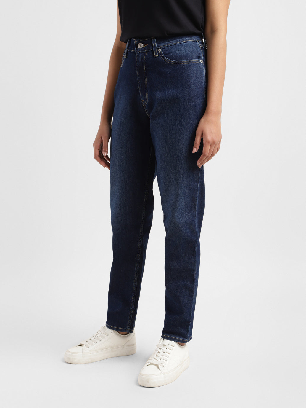 Women's 80s Mom Blue Loose Fit High Rise Jeans - b37a2fa1-c803-4a39-b68f-13a30d85ae86 View