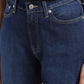 Women's 80s Mom Blue Loose Fit High Rise Jeans - FrontDetails View