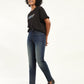 Women's 80s Mom Blue Loose Fit High Rise Jeans - 20shot View