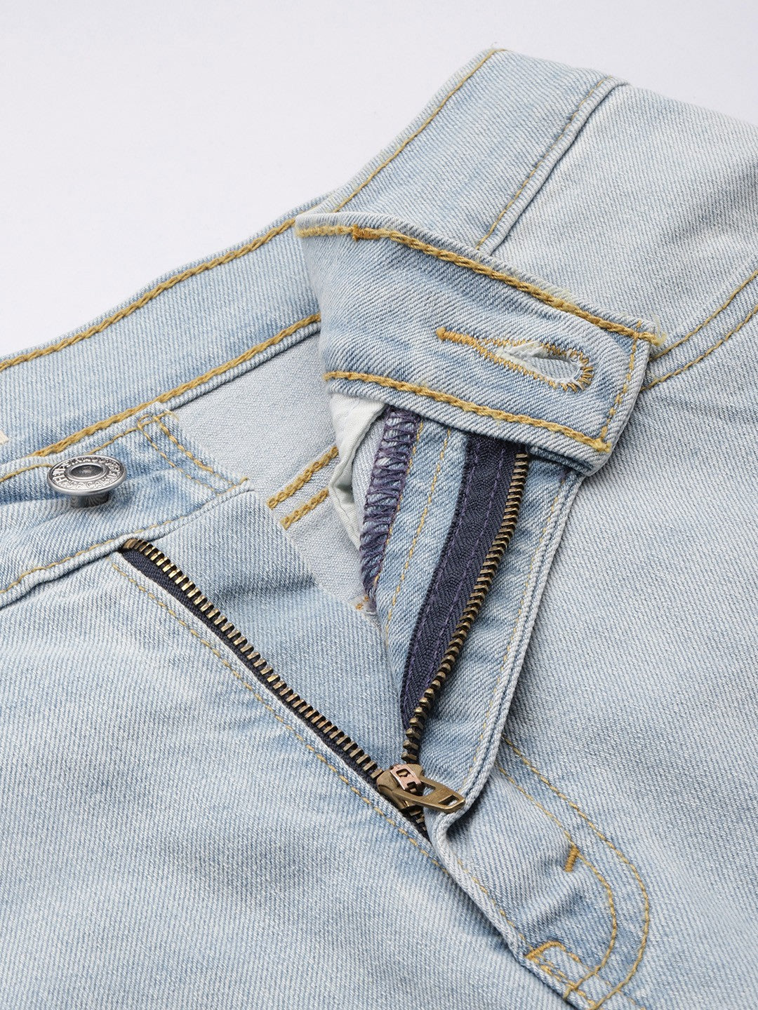 Women's 80s Mom Blue Loose Fit High Rise Jeans - Details View
