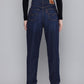 Women's 80s Mom Blue Loose Fit High Rise Jeans - back View