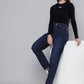 Women's 80s Mom Blue Loose Fit High Rise Jeans - styleDetails View