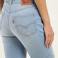 Women's 80s Mom Blue Loose Fit High Rise Jeans - BackDetails View