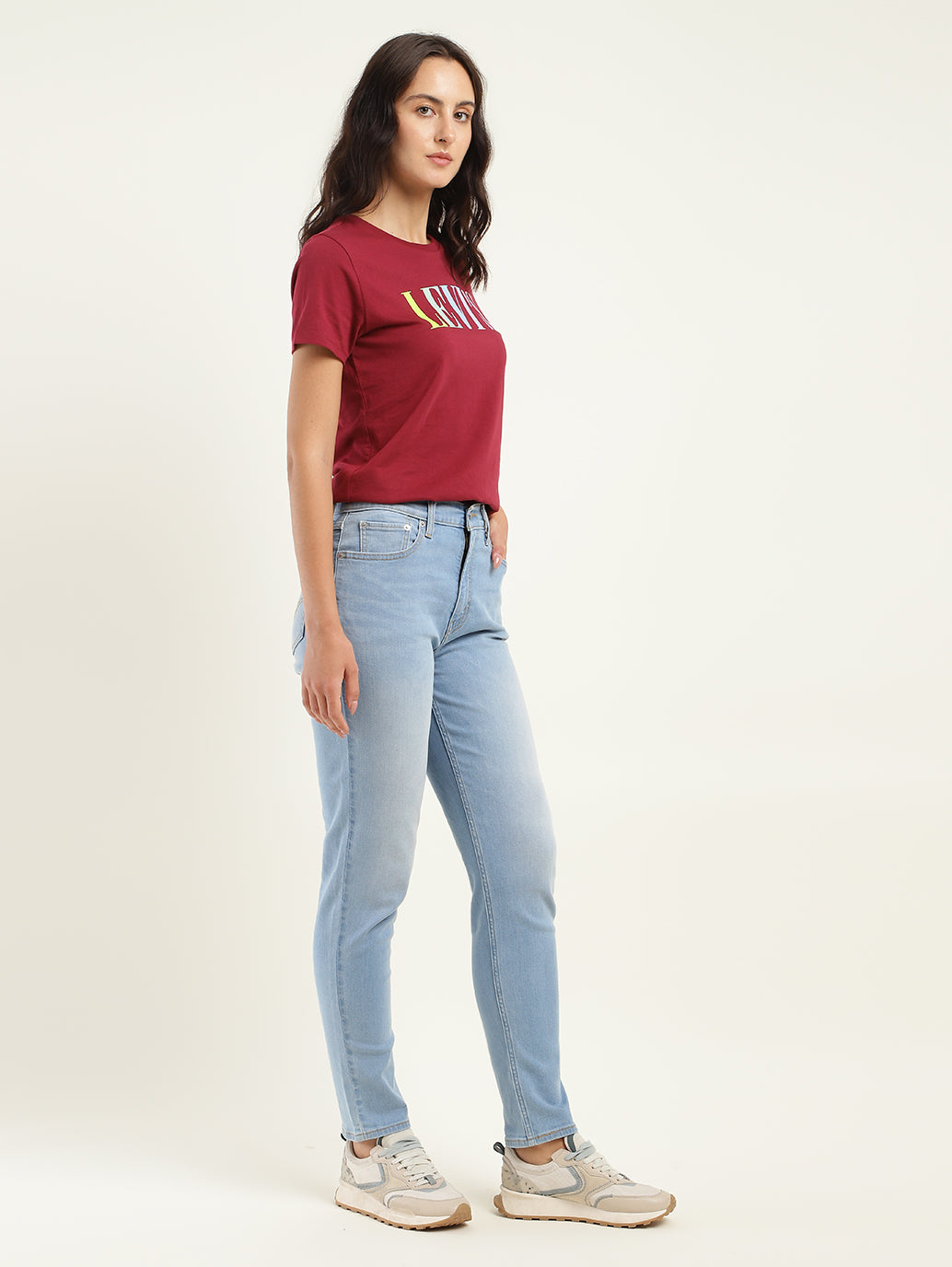 Women's 80s Mom Blue Loose Fit High Rise Jeans - 5e4c212e-40b5-4c60-b2e0-e7a0fa8198a3 View