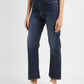 Women's Blue Ribcage Straight Fit Mid Rise Jeans - f30a28aa-67e0-4481-9f82-50cbac37cc7a View