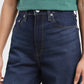 Women's Blue Ribcage Straight Fit High Rise Jeans - 1bf37508-a01f-4e2e-b2e5-57c0ecf6032c View
