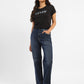 Women's Navy Blue Ribcage Straight Fit High Rise Jeans - e0a4ba92-95a6-4aa2-a513-7c4eead00c06 View
