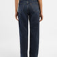 Women's Navy Blue Ribcage Straight Fit High Rise Jeans - 59283155-bf68-4960-b2f1-491fb6e19acd View
