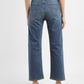Women's Blue Ribcage Straight Fit High Rise Jeans - 71769e08-9ae7-4c06-a29f-9961b94a02f7 View