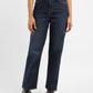 Women's Blue Ribcage Straight Fit High Rise Jeans - 040307a7-a46b-49b5-9b65-81a6eb9976d6 View
