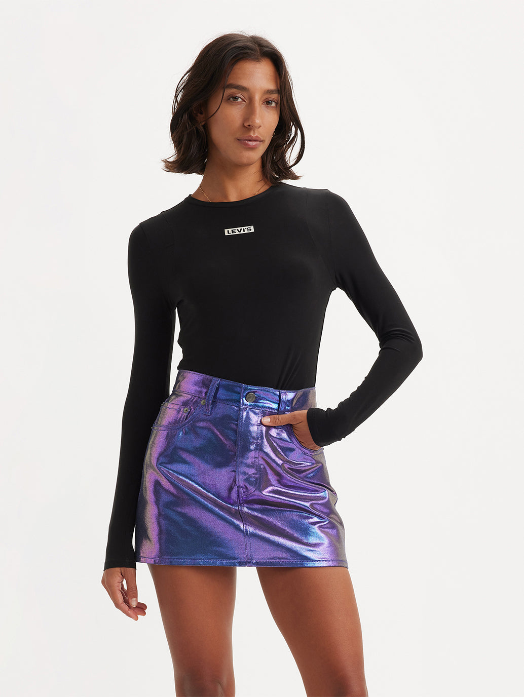 Women's Solid Slim Fit T-shirt - Styleshot View