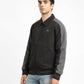 Men's Black High Neck Bomber Jacket - 5baf51f2-7094-4dcb-b38b-4e68420a75fe View