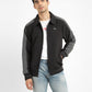 Men's Black High Neck Bomber Jacket - 05dc6605-952f-4b64-9d49-6d09cc30d266 View