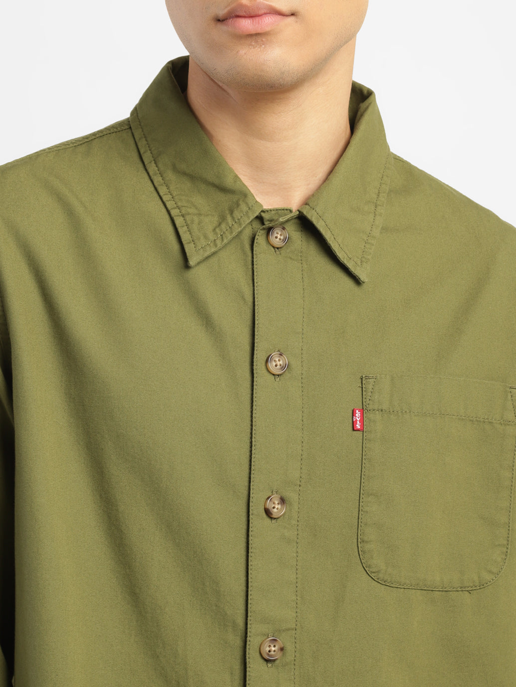 Men's Solid Full Sleeve Shacket - 6fe81b9e-be6d-4e21-9487-ba70f82cd1e3 View