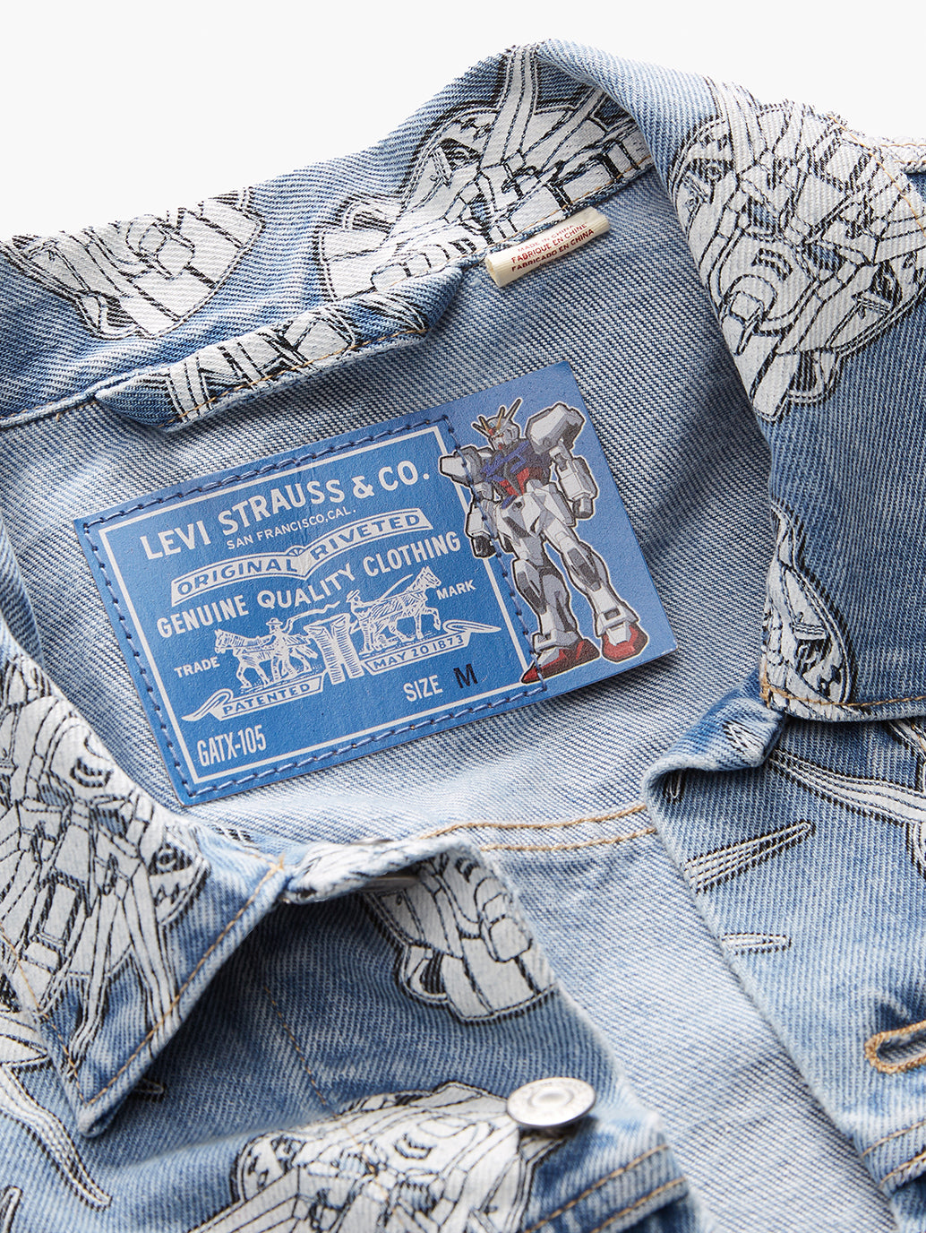 Levi's® x Gundam SEED Relaxed Trucker Jacket - 1c8b1824-11a9-4392-90cd-c2bd3c94dd8a View