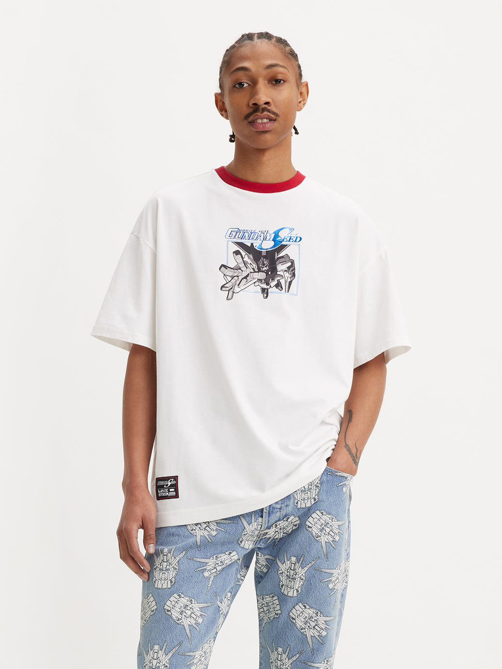 Levi's® x Gundam SEED Boxy Tee - 40212828-96fe-4c35-bbff-5a2b94d65f76 View