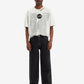 Men's Black Baggy Fit Mid Rise Jeans - Styleshot View