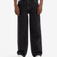 Men's Black Baggy Fit Mid Rise Jeans - 9a5d1d32-c3ac-4d8a-b63b-3986710a34a9 View