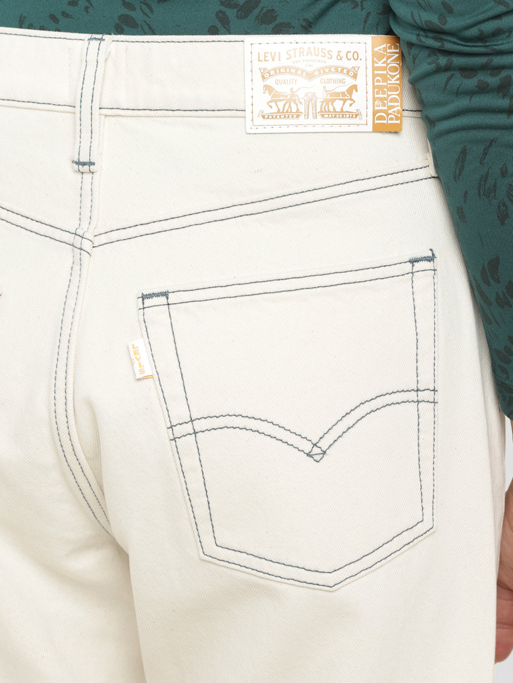 Women's 94 White Baggy Fit Mid Rise Jeans - ca0e6967-f846-41fc-b7a6-0f210b8b4540 View