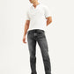Men's 511 Grey Slim Fit Mid Rise Jeans - Styleshot View